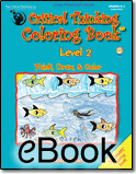 Critical Thinking Coloring Book Level 2 - eBook