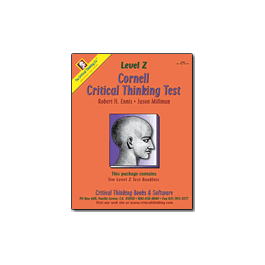 cornell critical thinking tests level x & level z manual
