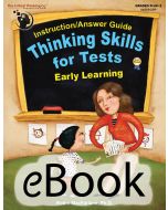 Thinking Skills for Tests: Early Learning - Instruction Answer Guide - eBook